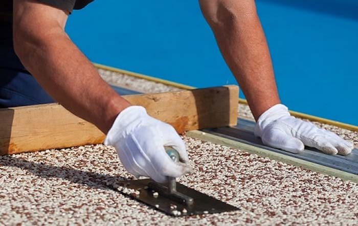 sol résine extérieur